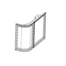 Seitenwand rechts keramik grün Treviso 320.15