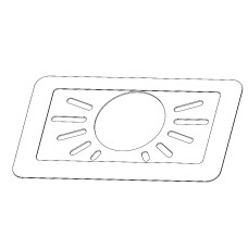 Deckplatte Stahl Treviso 320.15