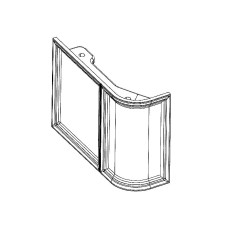 Seitenwand links keramik grün Treviso 320.15