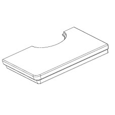 ND-HORNÍ ŘÍMSA - pravá/hnědá