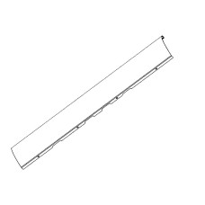 ND-OBKLAD LEVÝ MONTOVANÝ DÍL (černá)