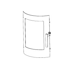 ND-DVÍŘKA HUSUM MONTOVANÝ DÍL (černá)