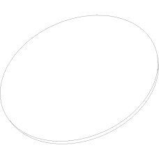 Rauchlochabdeckung schwarz  5 mm