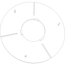 Deckplatte schwarz 286 / 287