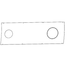 hintere Abdeckung -0,8*324,9-955