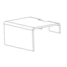 Schamotthalterung schwarz