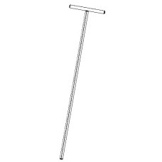 ND-TÁHLO ČIŠTĚNÍ D10/L=530 mm SVAŘ. DÍL - černá