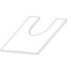 ND-DESKA STÍNĚNÍ 10*360*370, MAT. AS-750