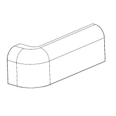 ND-BOČNÍ SOKL MANTA - pravý/zelená