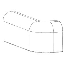 ND-BOČNÍ SOKL MANTA - levý/zelená