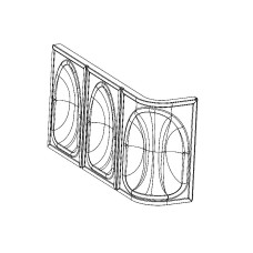 ND-KACHLE MANTA BOK - levá/zelená