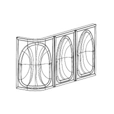 ND-KACHLE MANTA BOK - pravá/zelená