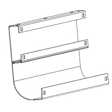 Abdeckung unten anthr. Aqua Trento 346.15