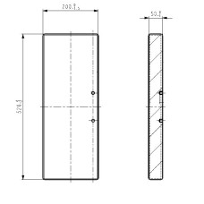 Deckplatte Woodstone Aqua Riva 345.15
