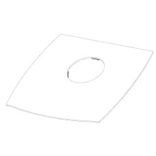 ND-HORNÍ VÍKO PLECH SVAŘOVANÝ DÍL - černá