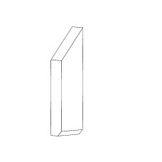 HINTERE SCHAMOTT-LINKS 30*65*222
