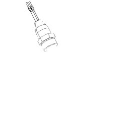 Zündung Keramik rund - Serie HSP1/2/6/8 (Kabellänge 682mm)