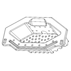 Brennertopf guss 519/534.08