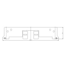 Tankdeckelscharnier mit Stifte DIN 427 M5x18 HSP6 538.8-WT