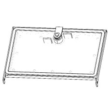 Aschekastentür anthrazit HSP6-WT 538.08