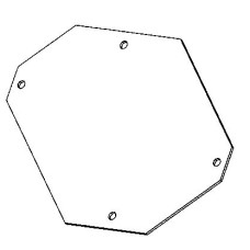 Dichtung Reinigungsöffnung seitlich (191x136x4) HSP6 538.08-WT