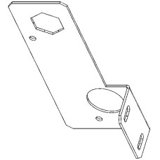 Flanschplatte — Anschluß HSP6 538.08-WT