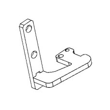 Türscharnier/schwarz — Set HSP6 538.08-WT