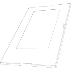 Emaill.Rahmen für Pinustüre 218.17