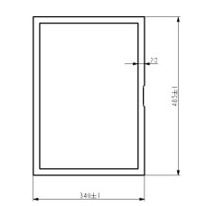 GLAS 340x485 ESPRIT III 185.16