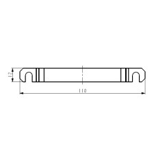 ND-KRYT REGULÁTORU -3*12-110 černý Zn