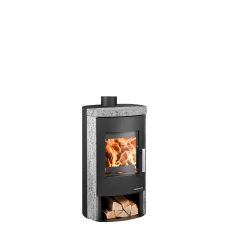 Kaminofen BALI easy 296.17-ST Speckstein, Grundfarbe perl-schwarz