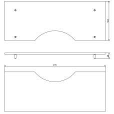 DECKPLATTE VORNE 318.15