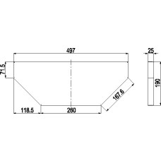 DECKPLATTE VORNE SILBER 267.17
