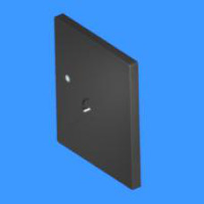 DH75/85 ZUGTÜRBLENDE ANTHRAZIT LINKS (ReF)