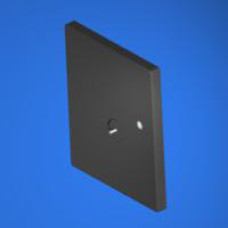 DH75/85 ZUGTÜRBLENDE ANTHRAZIT RECHTS (LiF)