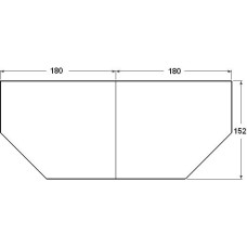 FLIESE-WF 163+164 180x152 GRAU LINKS