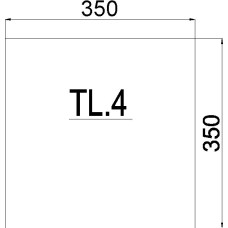 GLASSCHEIBE 350x350 266.17