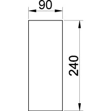 GLAS 156.15 seitl. 240x90x4