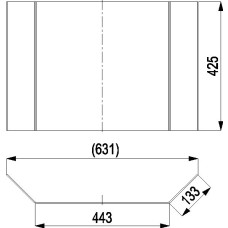GLAS prism. 42x44x13/13 181-AL