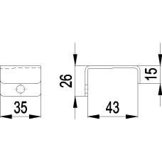 HALTEKLAMMER f.Schamott 184.18