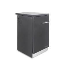 Herd HA 50.6-A anthrazit, Herdrahmen anthrazit, Stahlkochplatte