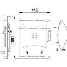HEIZTÜR 207.15 SLBER kompl.