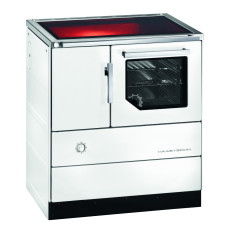 Herd HSD 75.5-C-AL weiß, Ceranfeld, Backrohr und Rauchrohranschluss rechts =