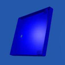 HSD76+86MS HEIZTÜRBLENDE BLAU