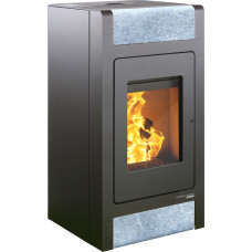 Pelletofen HSP 2.17-ST Selina perl-schwarz/Speckstein (17kg Tankinhalt)