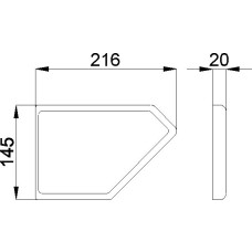 KACHEL WF 262.15-C BEIGE RECHT