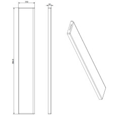 SEITENWAND SERPENTINO 305.15/3 MOLDE