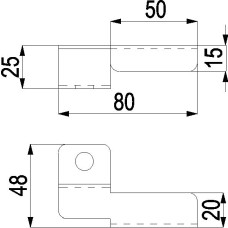 MONTAGEBÜGEL li.VARDE 275.15ST