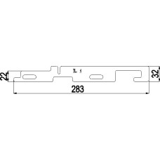Türverschlussleiste 2 fach für 267.17 Bergamo