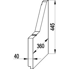 ND-CIHLA BOC.HOR.LE.40*360*420